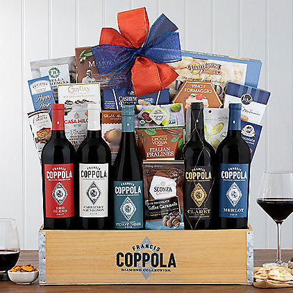 Francis Ford Coppola Tasting Room: Wine Gift Basket