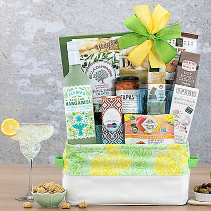 It's Margarita Time: Cocktail Gift Basket