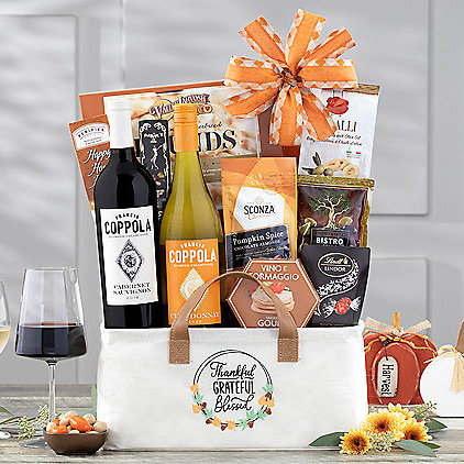 Francis Ford Coppola Duet: Harvest Wine Gift Basket