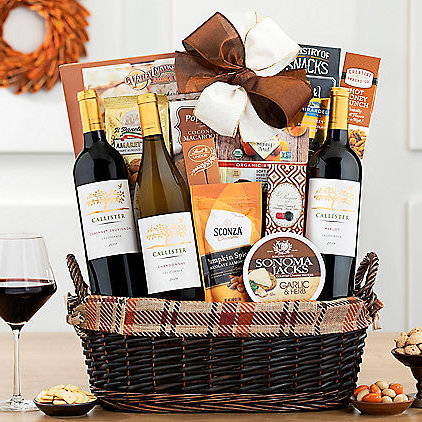 Callister Cellars Trio: Harvest Wine Gift Basket