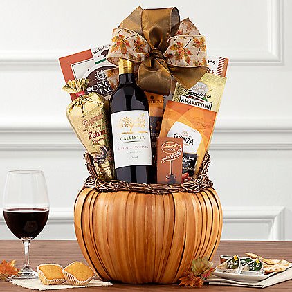 Callister Cellars Cabernet: Fall Wine Gift Basket