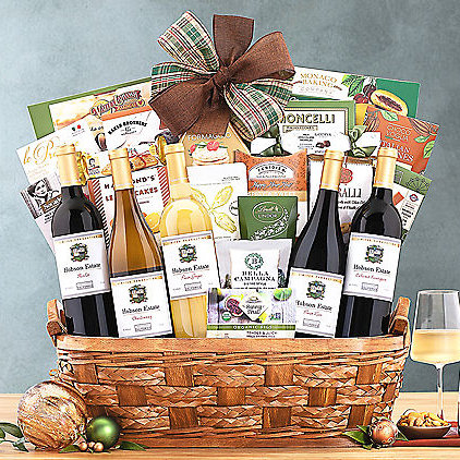 Hobson Estates Collection: Gourmet Wine Gift Basket