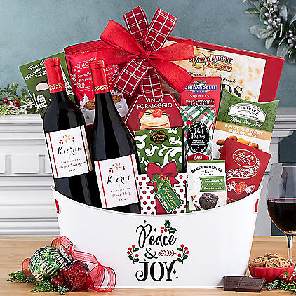 Kiarna Holiday Red Duet: Wine Gift Basket