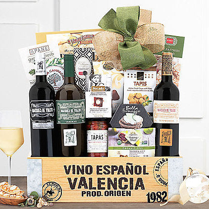 Marques De Toledo Spanish Trio: Wine Gift Basket