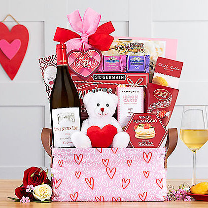 Vintners Path Chardonnay: Valentine's Day Wine Basket