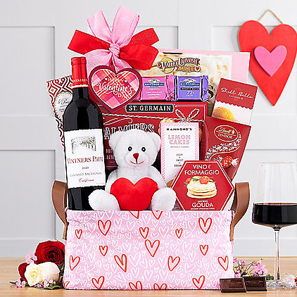 Vintners Path Cabernet: Valentine's Day Wine Basket