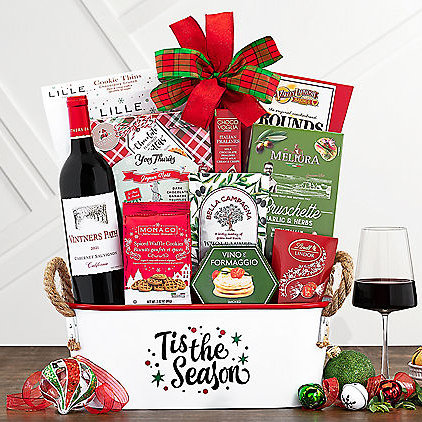 Vintners Path Cabernet: Holiday Wine Gift Basket