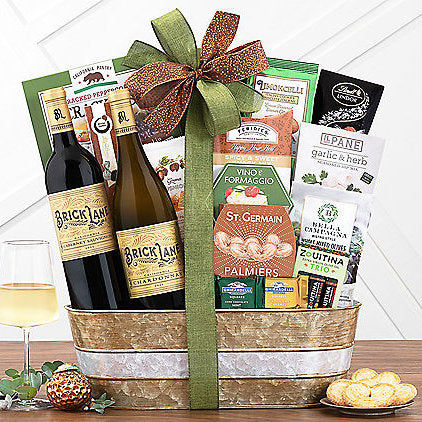 Brick Lane California Duet: Wine Gift Basket