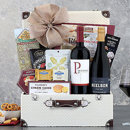 Provenance Cabernet & Nielson Pinot Noir: Wine Gift Basket