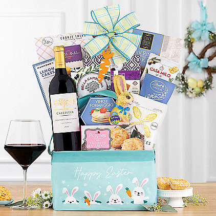 Callister Cellars Cabernet: Easter Wine Gift Basket