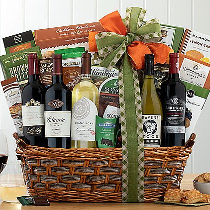 California Red & White Quartet: Premium Wine Basket