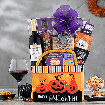 Haunted Halloween: Cabernet Wine Gift Basket