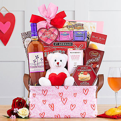 Windwhistle Red Moscato: Valentine's Day Wine Basket