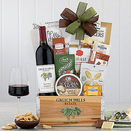 Grgich Hills Merlot: Wine Gift Basket