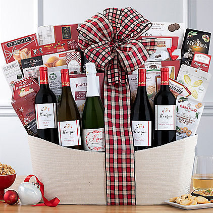 Kiarna Vineyards Holiday Collection: Wine Gift Basket