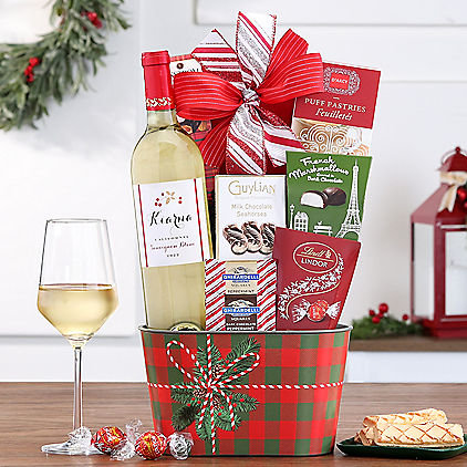 Kiarna Sauvignon Blanc: Holiday Wine Gift Basket