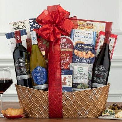 Beringer Founders' Estate Trio: Gourmet Wine Basket