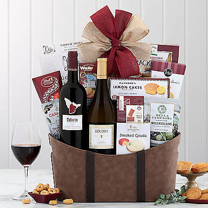 Napa & Sonoma Duet: Wine Gift Basket