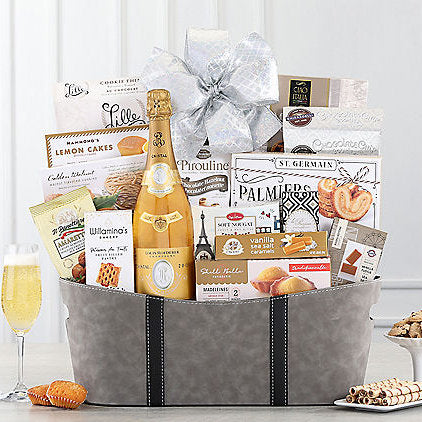 Louis Roederer Cristal: Champagne Gift Basket