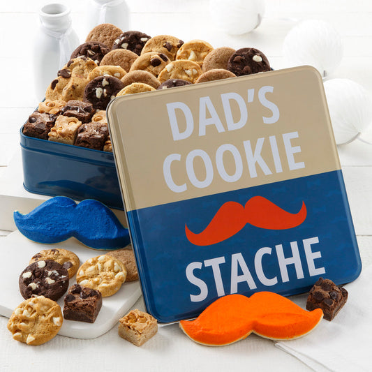 Limited Edition: Dad's Mustache Cookie Tin