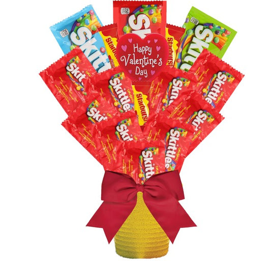 Valentine Screaming Skittles Bouquet