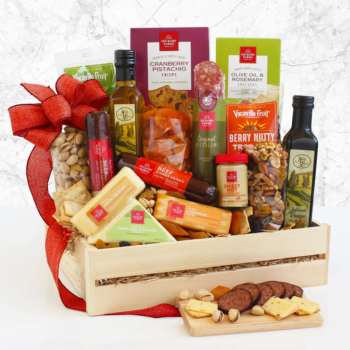 Ultimate Meat & Cheese: Wooden Gift Crate