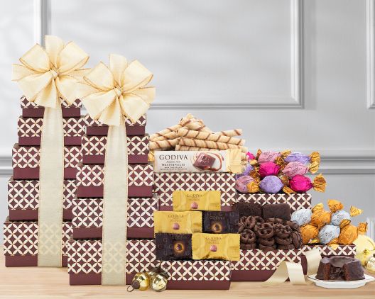 Godiva and Bakery Gift Tower (2-pack)