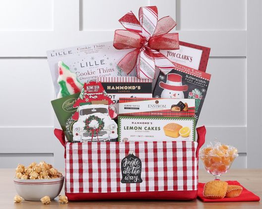 Jingle All the Way Chocolate & Sweets Gift Basket