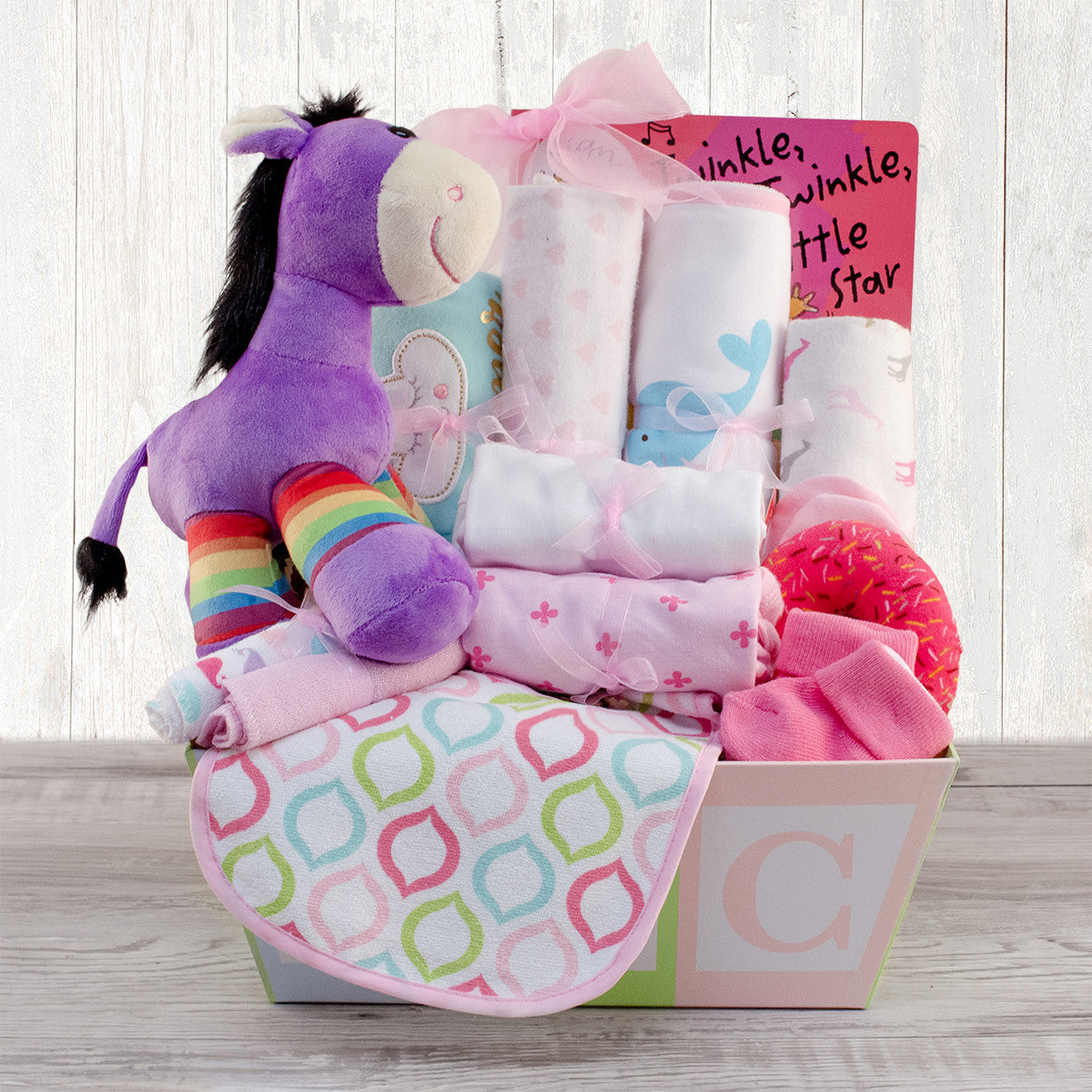 Twinkle, Twinkle: Baby Girl Gift Basket