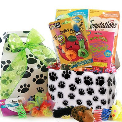 The Cat's Meow: Pet Cat Gift Basket