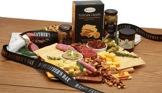 Father's Day Meat & Cheese Charcuterie Board