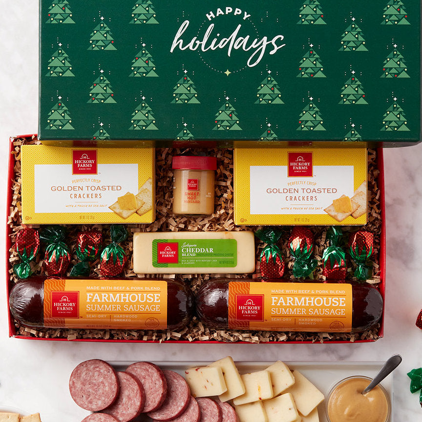 Yuletide Delights: Meat & Cheese Holiday Box