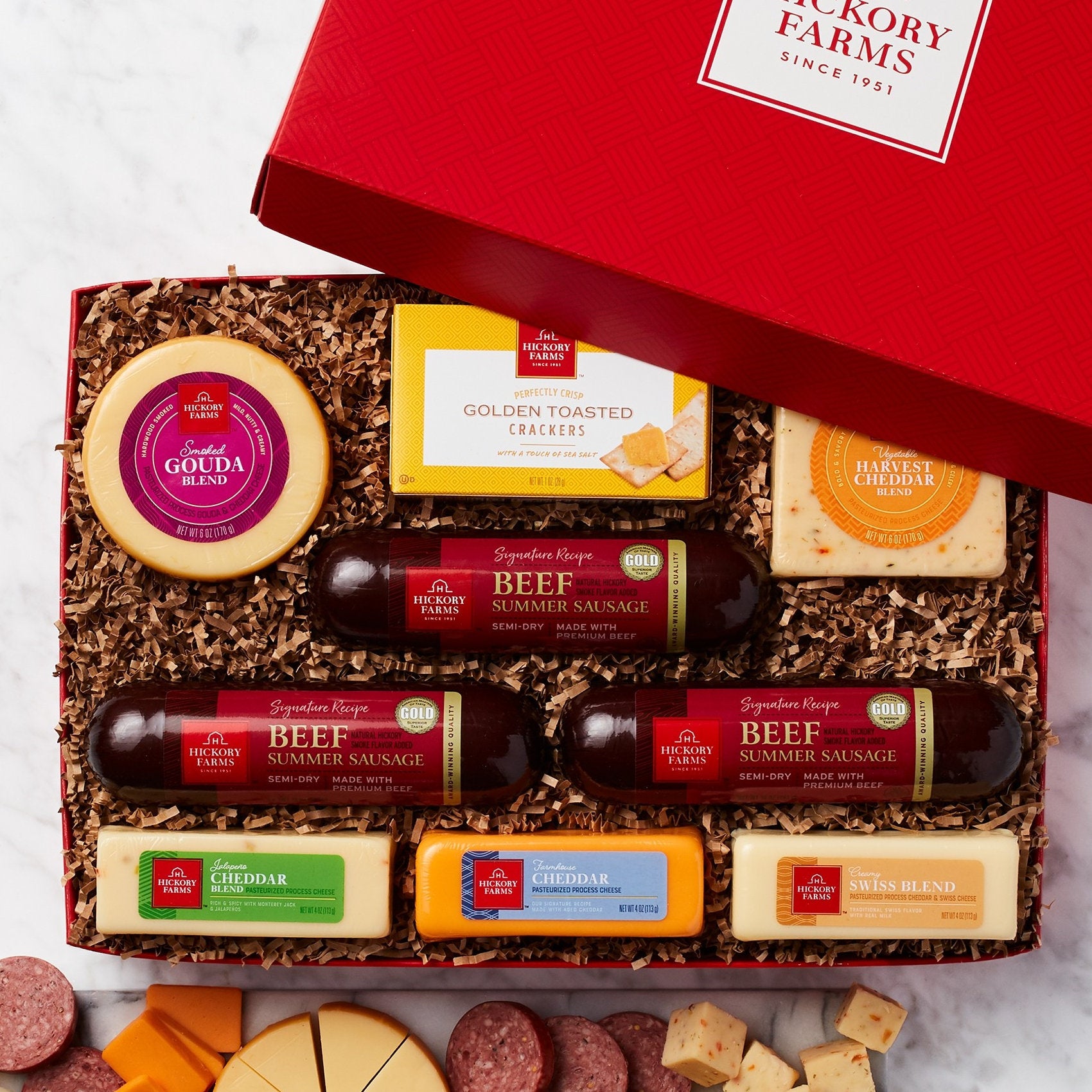 Hearty Selections: Hickory Farms Gift Box