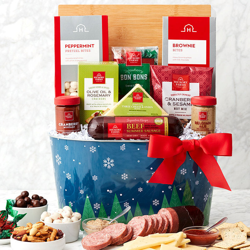 Deluxe Winter Treats: Holiday Gift Basket