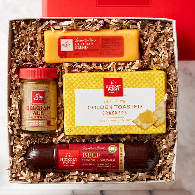 Savory Sampler Delight: Cheese Gift Box