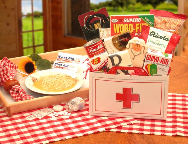 First Aid For The Ailing Get Well Gift Box (Lg)