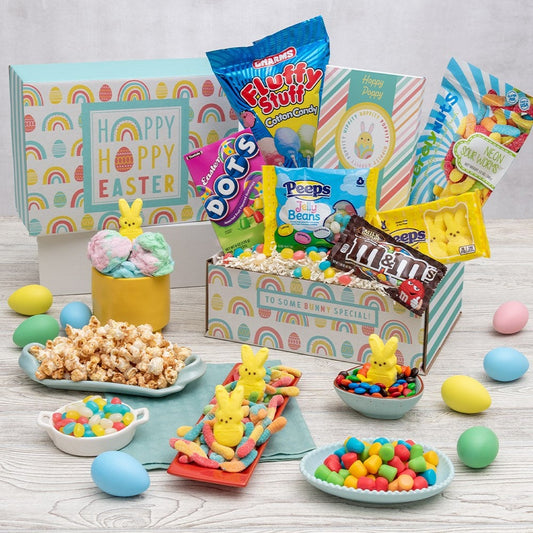 Happy Easter Candy Care Package Rainbow