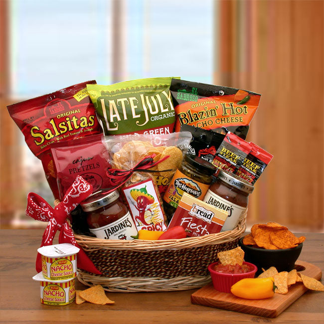 A Little Spice Gourmet Salsa & Chips Gift Basket