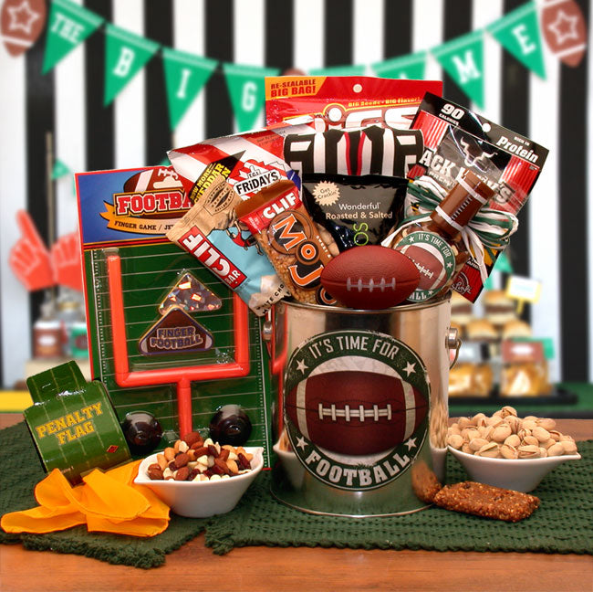 It's Football Time Gift Pail