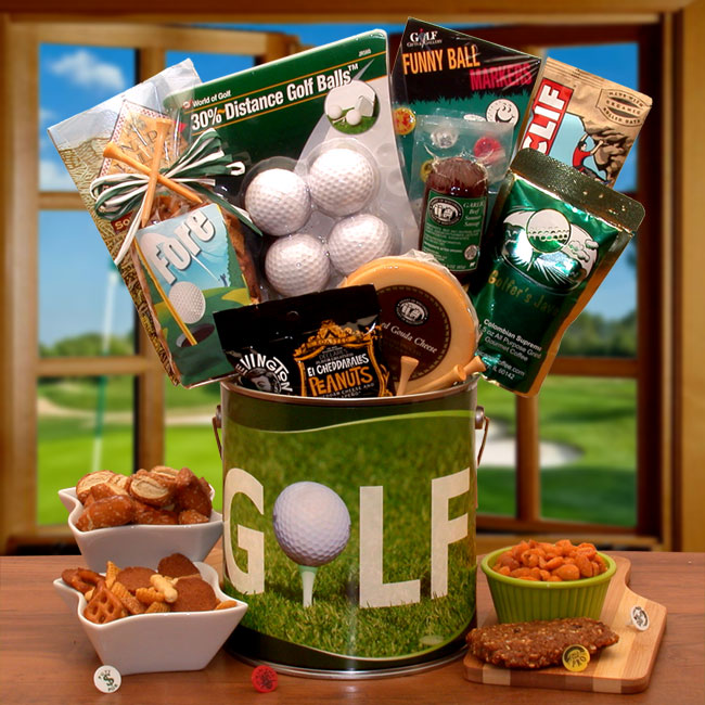 Fore! Golfers Gift Pail