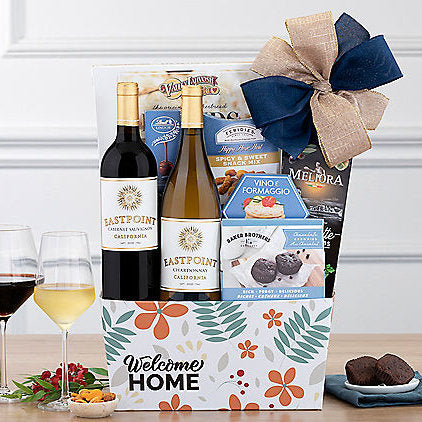 Welcome Home Duet: Eastpoint Cellars Wine Gift Basket