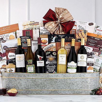 California Half Dozen Collection: Gourmet Wine Gift Basket