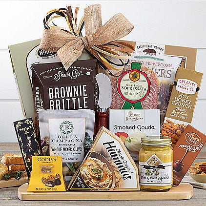 Classic Charcuterie: Gourmet Cheese Gift Basket
