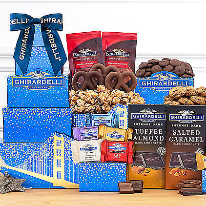 Ghirardelli Deluxe: Gourmet Gift Tower