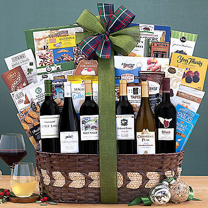 Premier Half Dozen Collection: Wine Gift Basket
