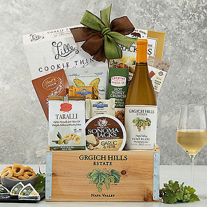 Grgich Hills Fume Blanc: Wine Gift Basket