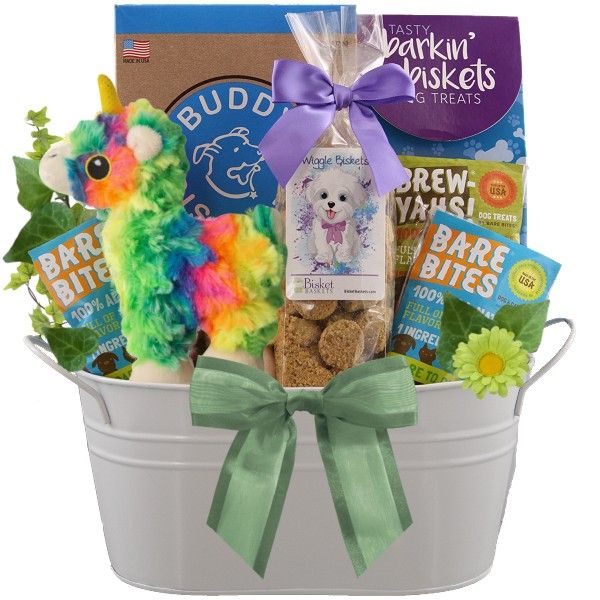 Bow Wow Party Dog Gift Basket